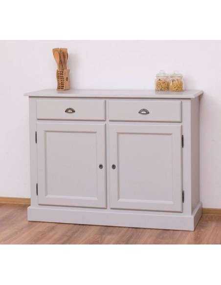Credenza in legno colorata stile shabby chic, provenzale e country MS264B