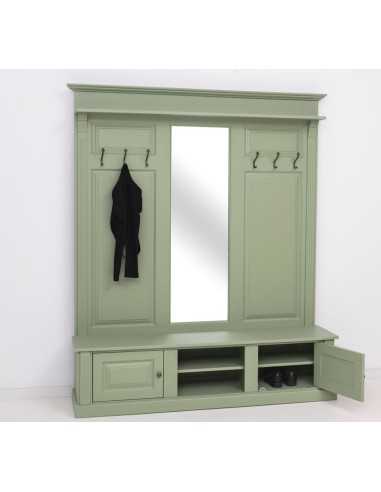 Mobile appendiabiti country da ingresso in legno MS626