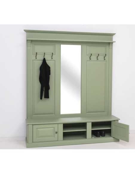 Mobile appendiabiti country da ingresso in legno MS626