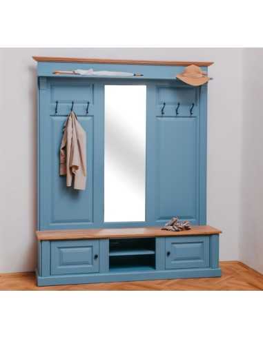 Mobile appendiabiti country da ingresso in legno MS626