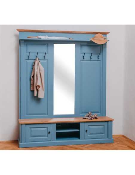 Mobile appendiabiti country da ingresso in legno MS626