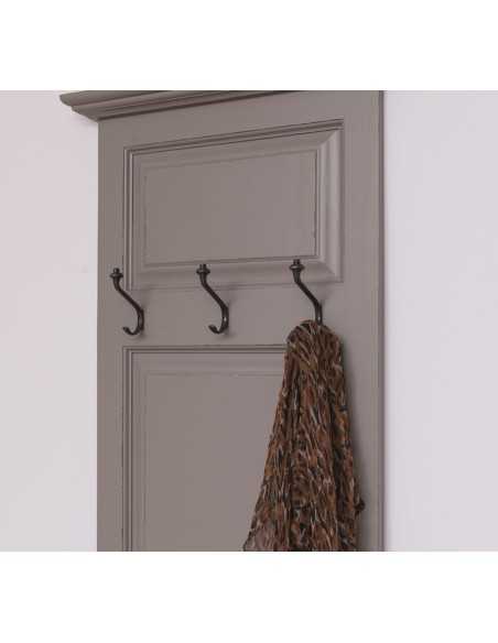 Pannello appendiabiti country legno 3 ganci MS429