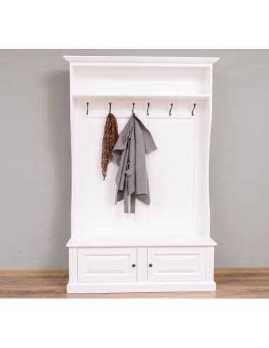 Mobile appendiabiti country legno con cassetti MS535