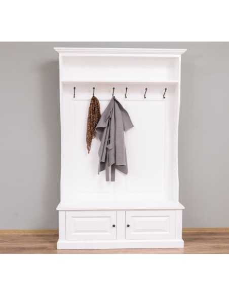 Mobile appendiabiti country legno con cassetti MS535