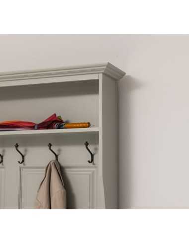 Mobile appendiabiti country legno con cassetti MS535