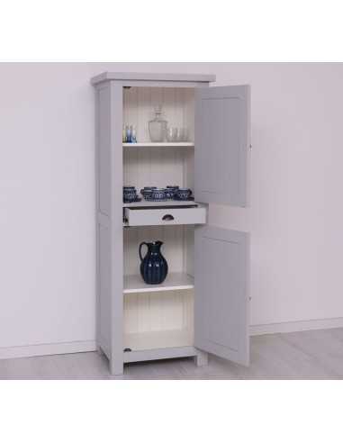 Credenza colonna doppia anta chiusa e cassetto colorata stile provenzale MS362