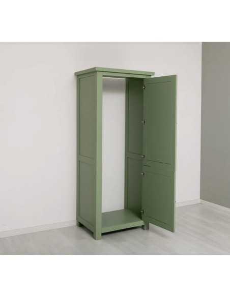 Cucina country modulo colonna frigo a doppia anta colorato MS701