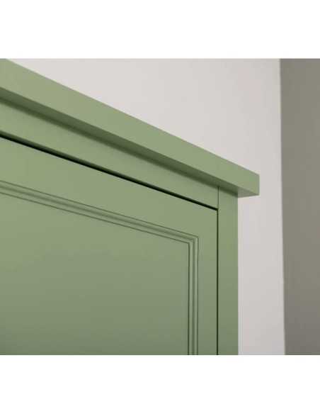Cucina country modulo colonna frigo a doppia anta colorato MS701