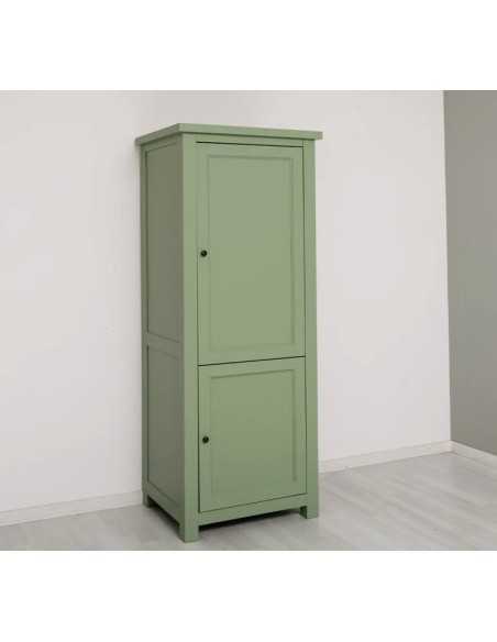 Cucina country modulo colonna frigo a doppia anta colorato MS701