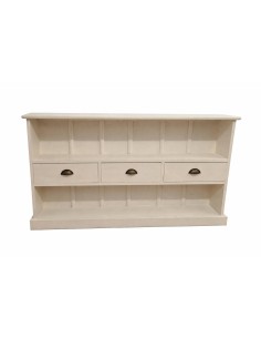Consolle in legno massello artigianale indiana 140 cm con cassetti cx9006