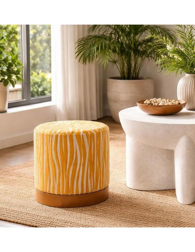 Puff Savana Senape Cm ø 40x40 - 142936000S