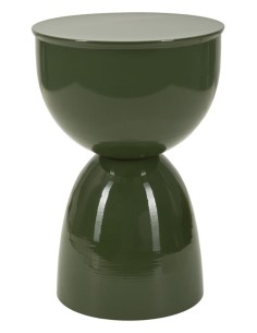 Tavolinetto In Metallo Yao Verde Cm ø 31x46 - 142946000V