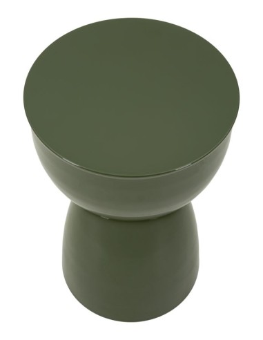 Tavolinetto In Metallo Yao Verde Cm ø 31x46 - 142946000V