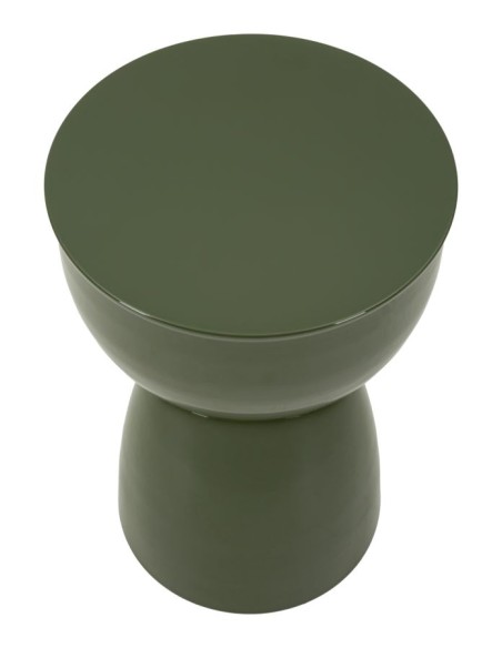 Tavolinetto In Metallo Yao Verde Cm ø 31x46 - 142946000V