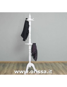 appendiabiti e attaccapanni  da terra in legno di pino MS694