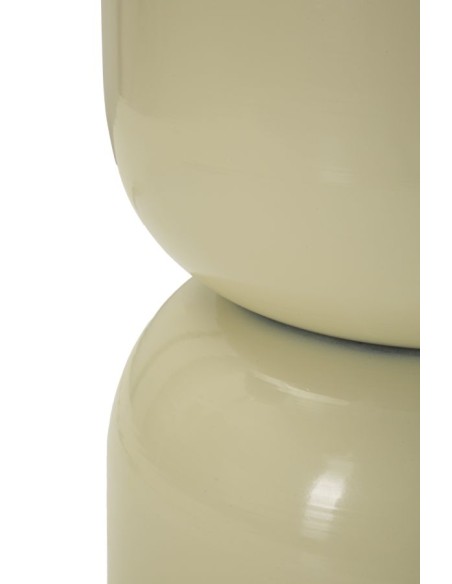 Tavolinetto In Metallo Oyi Crema Cm ø 31x46 - 142947000C
