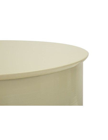 Tavolinetto In Metallo Oyi Crema Cm ø 31x46 - 142947000C