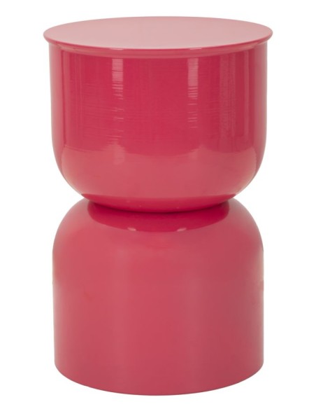 Tavolino glamour in metallo fuxia Oyi – design moderno per salotto e camera