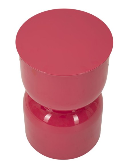 Tavolino glamour in metallo fuxia Oyi – design moderno per salotto e camera
