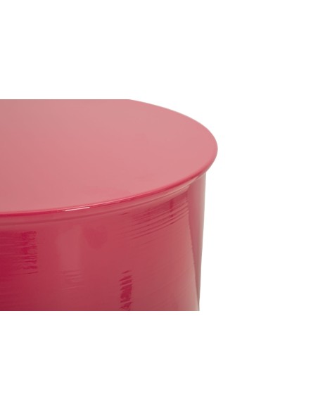 Tavolino glamour in metallo fuxia Oyi – design moderno per salotto e camera