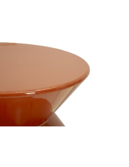 Tavolinetto In Metallo Zag Orange Cm ø 37,5x45 - 142948000R