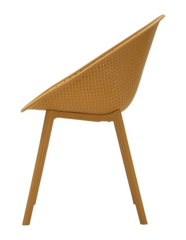 Sedia Ibiza Senape Set 2 Pz Cm 59x59x83 (altezza Seduta Cm 45) - 142950000S