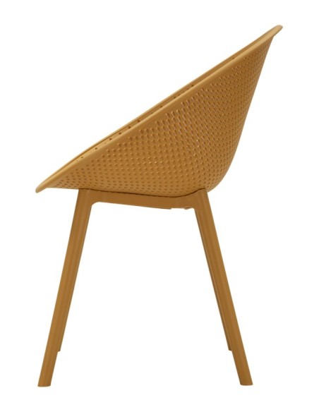 Sedia Ibiza Senape Set 2 Pz Cm 59x59x83 (altezza Seduta Cm 45) - 142950000S