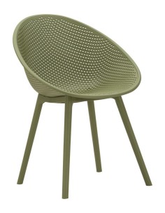 Sedia Ibiza Verde Set 2 Pz Cm 59x59x83 (altezza Seduta Cm 45) - 142950000V