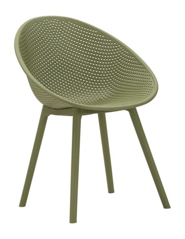 Sedia Ibiza Verde Set 2 Pz Cm 59x59x83 (altezza Seduta Cm 45) - 142950000V