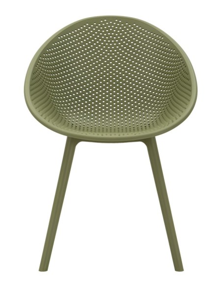Sedia Ibiza Verde Set 2 Pz Cm 59x59x83 (altezza Seduta Cm 45) - 142950000V