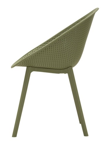 Sedia Ibiza Verde Set 2 Pz Cm 59x59x83 (altezza Seduta Cm 45) - 142950000V