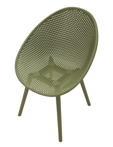 Sedia Ibiza Verde Set 2 Pz Cm 59x59x83 (altezza Seduta Cm 45) - 142950000V