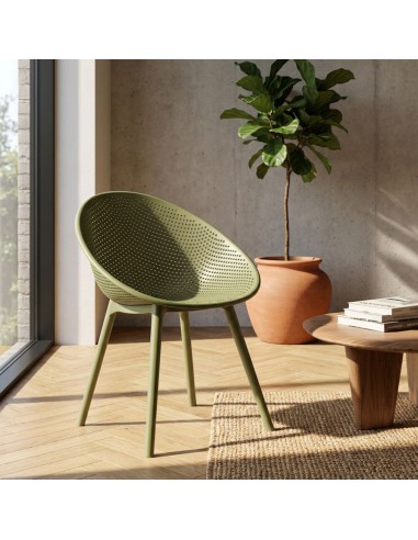 Sedia Ibiza Verde Set 2 Pz Cm 59x59x83 (altezza Seduta Cm 45) - 142950000V