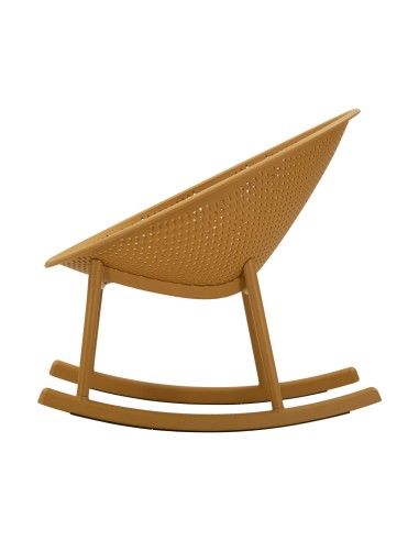 Sedia A Dondolo Ibiza Senape Cm 66x88x80 (altezza Seduta Cm 38) - 142951000S