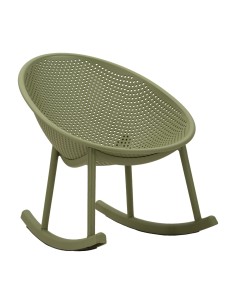 Sedia A Dondolo Ibiza Verde Cm 66x88x80 (altezza Seduta Cm 38) - 142951000V