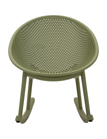 Sedia A Dondolo Ibiza Verde Cm 66x88x80 (altezza Seduta Cm 38) - 142951000V