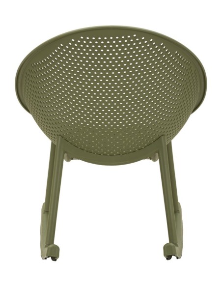 Sedia A Dondolo Ibiza Verde Cm 66x88x80 (altezza Seduta Cm 38) - 142951000V