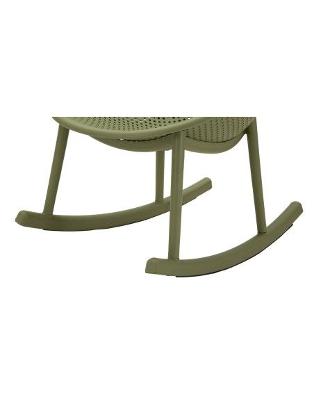 Sedia A Dondolo Ibiza Verde Cm 66x88x80 (altezza Seduta Cm 38) - 142951000V
