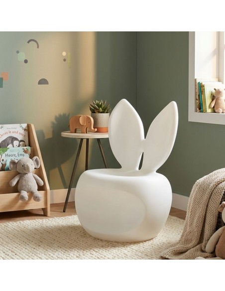 Sedia Bunny Bianca Cm 57x55x79 (altezza Seduta Cm 39) - 142954000B