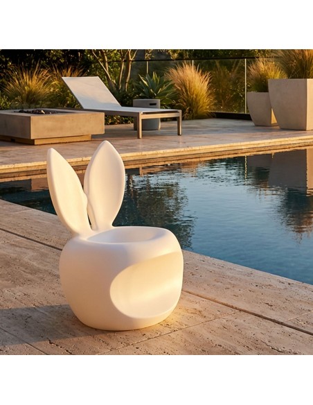 Sedia Bunny Bianca Cm 57x55x79 (altezza Seduta Cm 39) - 142954000B