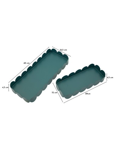 S/tasche Saturno Rett. Ottanio Coppia Cm 40x16,5x4,5-29x12x4,5 - 16078300TT