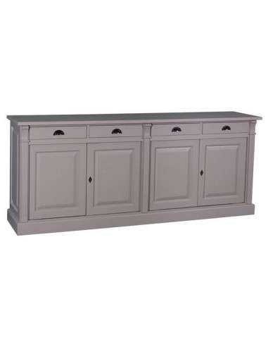 Credenza shabby chic bassa 4 ante e cassetti MS016B