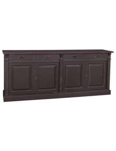 Credenza shabby chic bassa 4 ante e cassetti MS016B