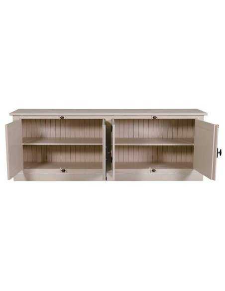 Credenza Orissa a 4 Ante in Legno Massello colorato o rustica MS408B