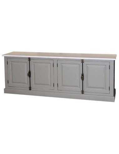 Credenza Orissa a 4 Ante in Legno Massello colorato o rustica MS408B
