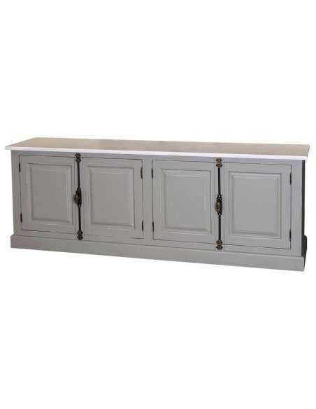 Credenza Orissa a 4 Ante in Legno Massello colorato o rustica MS408B