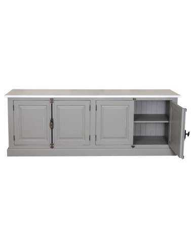 Credenza Orissa a 4 Ante in Legno Massello colorato o rustica MS408B