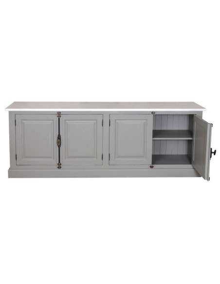 Credenza Orissa a 4 Ante in Legno Massello colorato o rustica MS408B