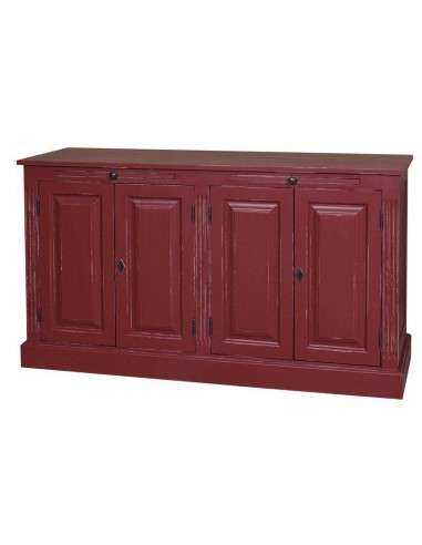 Credenza bassa 151 cm in legno di pino – stile rustico