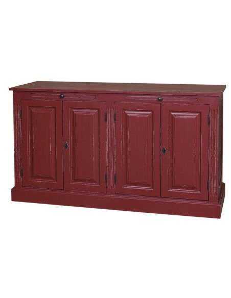 Credenza bassa 151 cm in legno di pino – stile rustico
